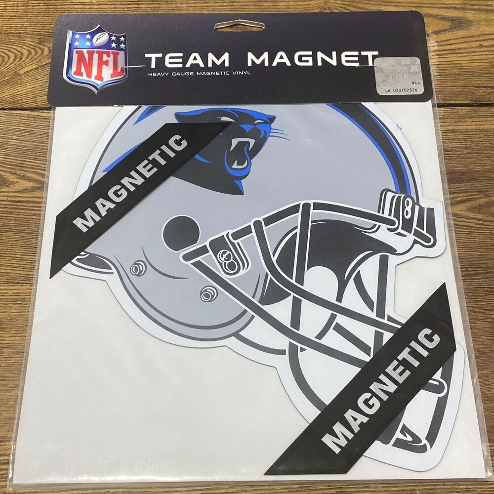 8 Inch NFL Carolina Panthers Helmet Magnet Logo Fremont Die Car Truck Team Sport